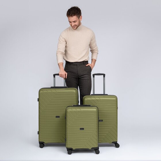 Redolz Essentials 05 3-SET 4 kółka Zestaw walizek 3-części