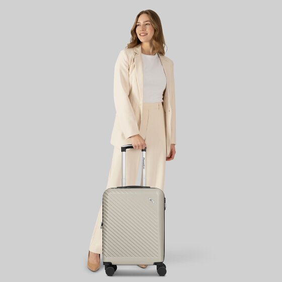 Check.In Paradise 2.0 4 kółka Walizka kabinowy S 55 cm z plisą rozprężną