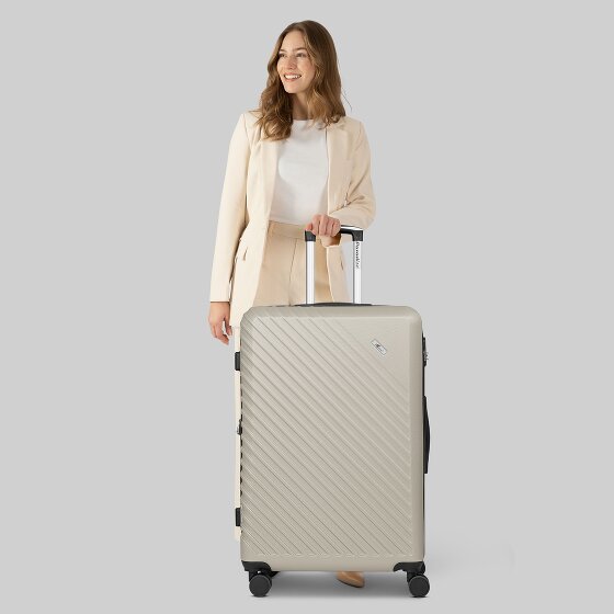 Check.In Paradise 2.0 4 kółka Walizka L 78 cm z plisą rozprężną