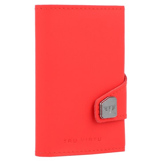 Tru Virtu Etui na karty kredytowe Click & Slide Portfel RFID Skóra 6,5 cm