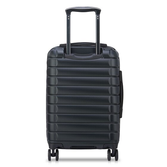Delsey Paris 4-kołowy wózek kabinowy Shadow 5.0 z przegrodą na laptopa 55 cm i rozszerzaną plisą