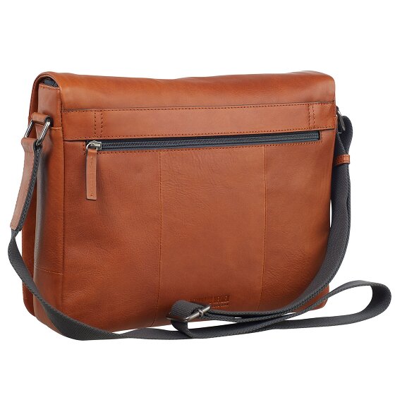 Leonhard Heyden Hamburg Messenger Leather 32 cm Laptop Compartment