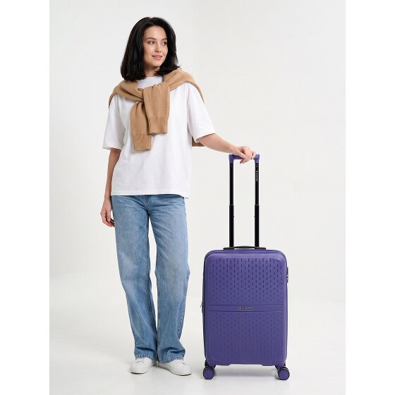 Gladiator 4400 4 kółka Walizka kabinowa 55 cm z funkcją poszerzenia