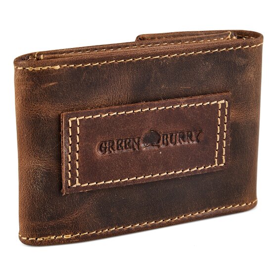 Greenburry Vintage Etui na karty kredytowe Ochrona RFID Skórzany 7 cm