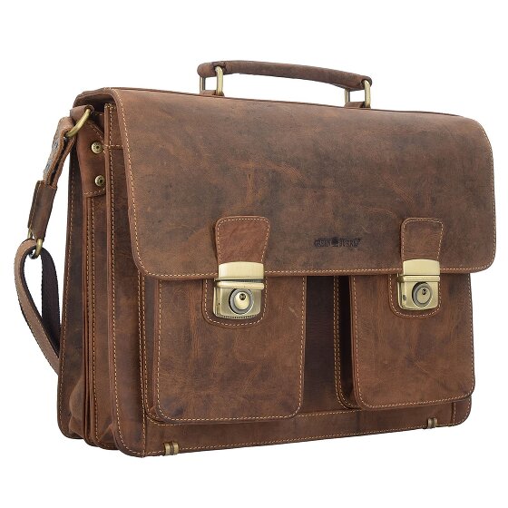 Greenburry Skórzana teczka Vintage 40 cm