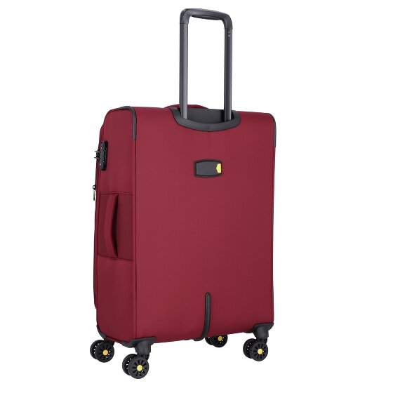 d&n Travel Line 9704 4 kółka Walizka M 68 cm z plisą rozprężną