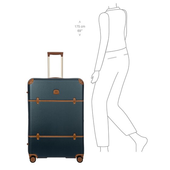 Bric's Bellagio 4 kółka Walizka 82 cm z plisą rozprężną