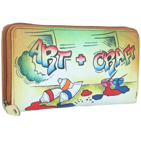 Greenland Nature Art+Craft Wallet RFID Leather 20 cm