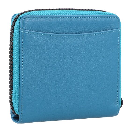 Braun Büffel Capri Portfel Ochrona RFID Skórzany 11 cm