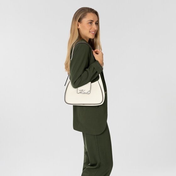 Karl Lagerfeld Signature Torba na ramię Skórzany 24 cm