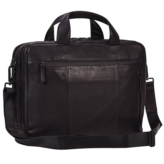 Leonhard Heyden Haga Teczka skórzana 40 cm Komora na laptopa