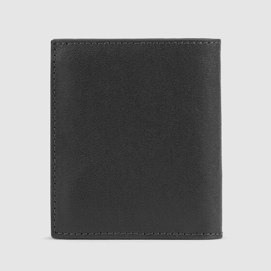 Piquadro Black Square Portfel Ochrona RFID Skórzany 8.5 cm