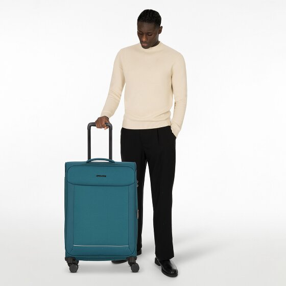 Stratic Fresh 4 kółka Walizka M 65 cm z plisą rozprężną