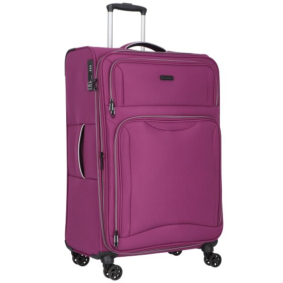 d&n Travel Line 9204 4 kółka Walizka L 76 cm z plisą rozprężną