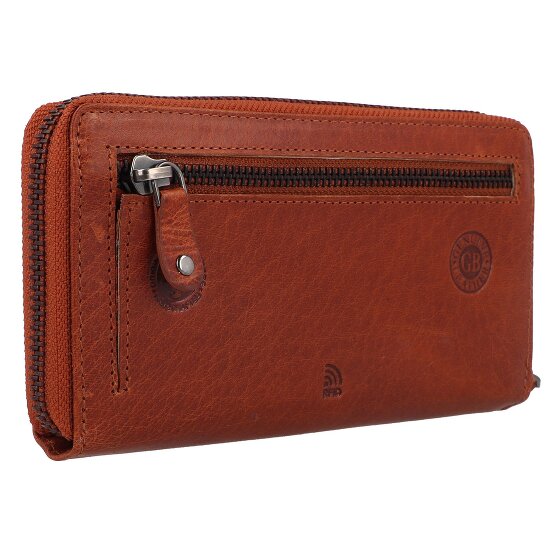 Greenburry House of Norway Portfel Ochrona RFID Skóra 19 cm