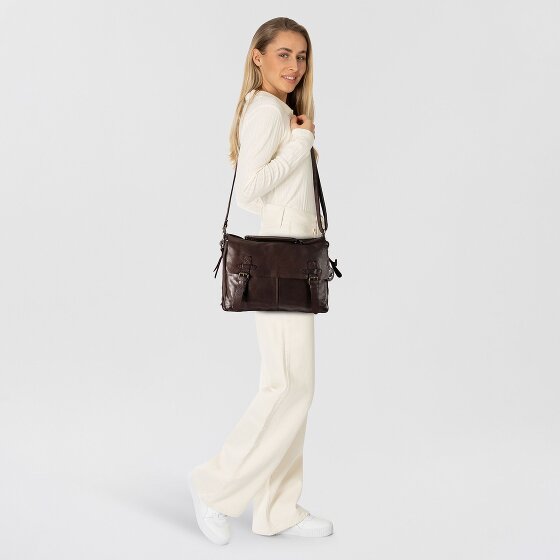 Harbour 2nd Ashton Posłaniec Skórzany 25 cm Komora na laptopa