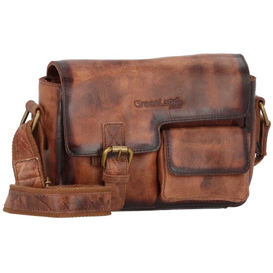 Greenland Nature Mascu & Line Skórzana torba na ramię 23 cm