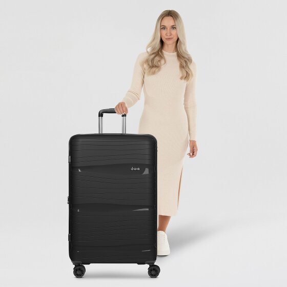 d&n Travel Line 4300-Plus 4 kółka Walizka L 76 cm z plisą rozprężną
