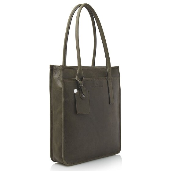 Castelijn & Beerens Skórzana torba na ramię Carisma RFID z przegrodą na laptopa 34 cm