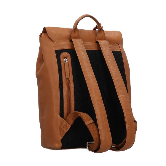 Burkely Soft Skylar Plecak Skórzany 40 cm Komora na laptopa