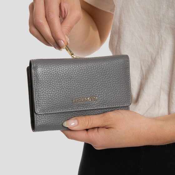 Lazarotti Bologna Leather Portfel Skórzany 14 cm