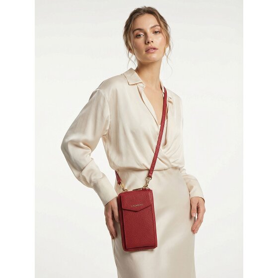 Lazarotti Skórzane etui na telefon komórkowy Bologna z zamkiem błyskawicznym 19 cm