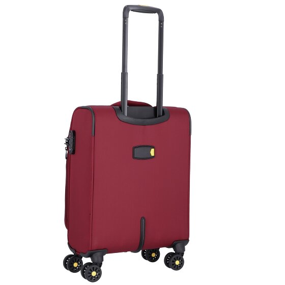 d&n Travel Line 9704 4 kółka Walizka kabinowy S 55 cm z plisą rozprężną