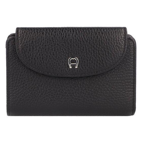 AIGNER Portfel Ochrona RFID Skórzany 14 cm