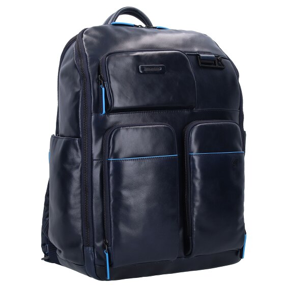 Piquadro Blue Square Revamp Backpack RFID Leather 42 cm Laptop Compartment