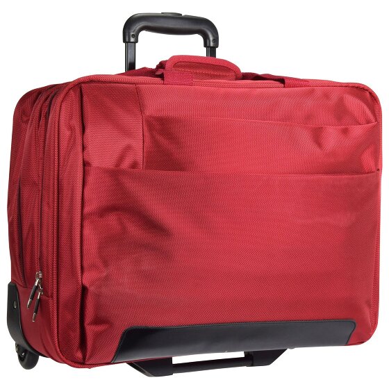 Dermata Wózek biznesowy na 2 kółkach 44,5 cm Przegroda na laptopa