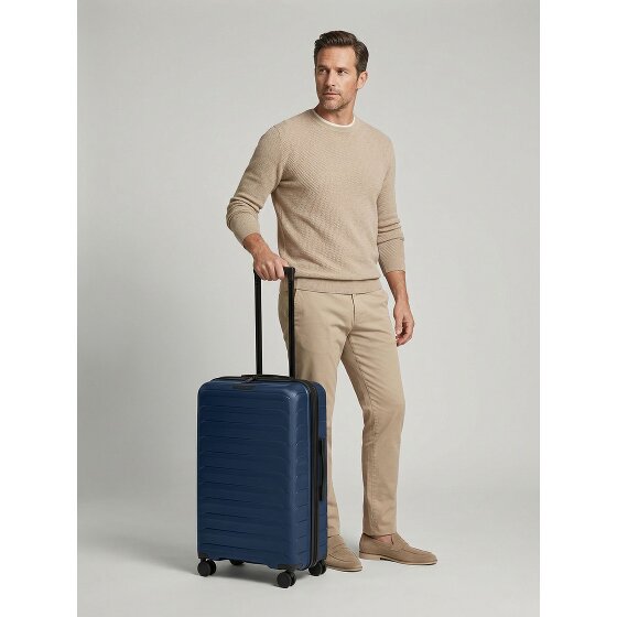 d&n Toronto 4 kółka Walizka M 65 cm z plisą rozprężną