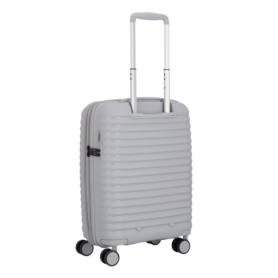 d&n Travel Line 4500 4 kółka Walizka kabinowy S 55 cm z plisą rozprężną