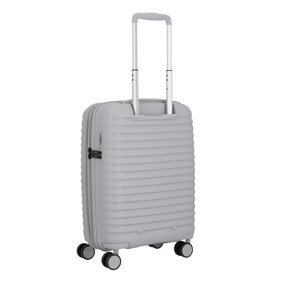 d&n Travel Line 4500 4 kółka Walizka kabinowa S 55 cm z funkcją poszerzenia