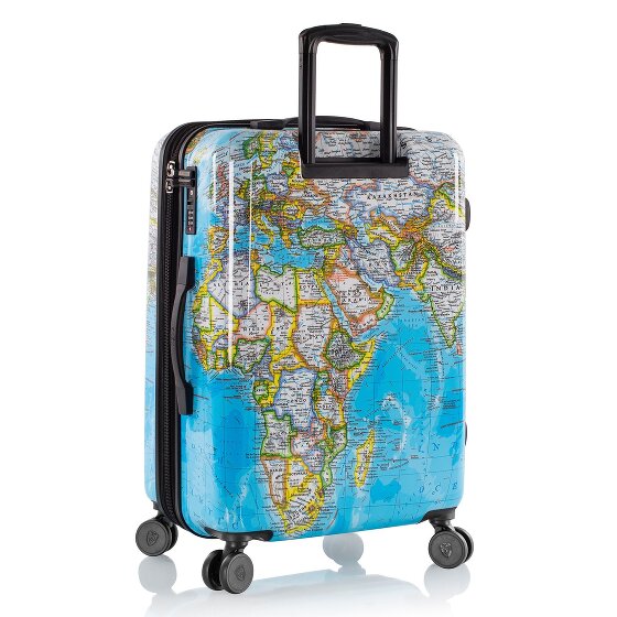 Heys Black Camo 4 kółka Zestaw walizek 3-części z plisą rozprężną