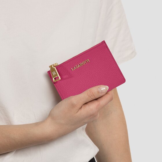 Lazarotti Bologna Leather Portfel z kluczem Skórzany 11.5 cm