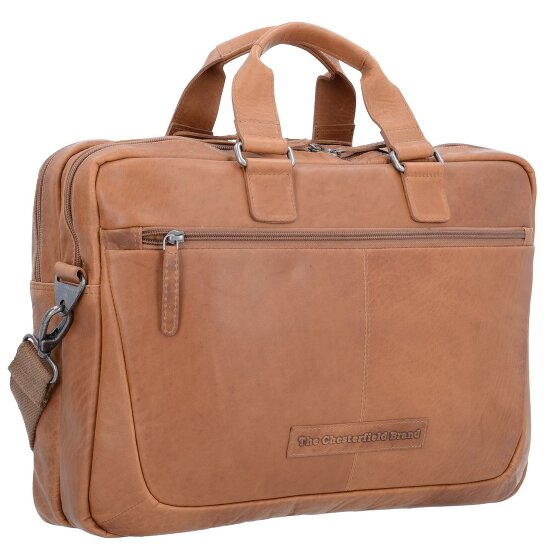 The Chesterfield Brand Wax Pull Up Teczka Skórzany 40 cm Komora na laptopa