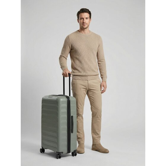 d&n Toronto 4 kółka Walizka L 75 cm z plisą rozprężną