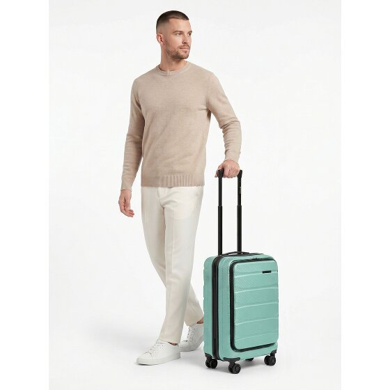 Franky Munich 4.0 4 kółka Walizka kabinowa 55 cm Komora na laptopa z funkcją poszerzenia