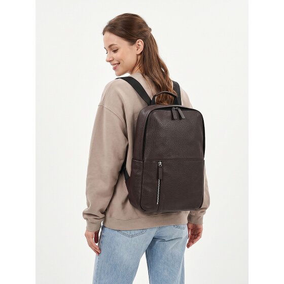 Strellson Kennington Plecak Skóra 42 cm Komora na laptopa