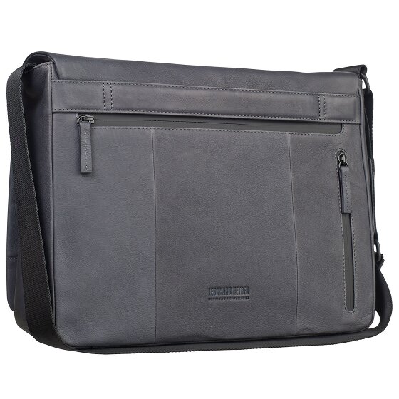 Leonhard Heyden Haga Messenger Leather 37 cm Laptop Compartment