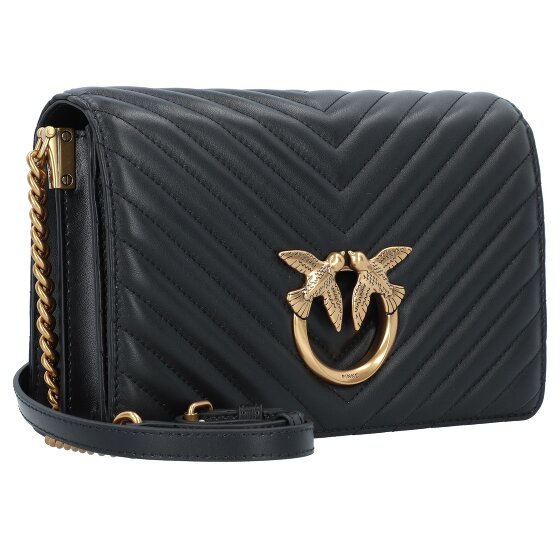 PINKO Love Click Torba na ramię Skórzany 25 cm