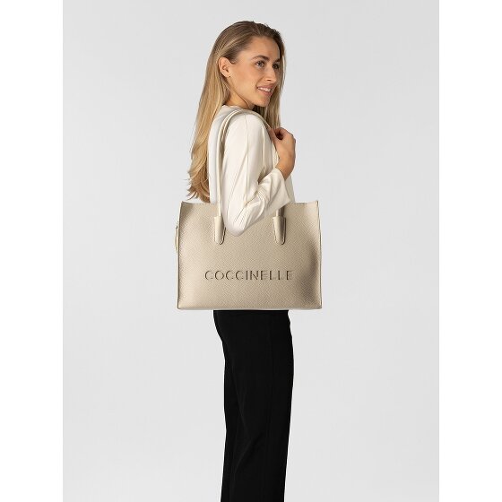 Coccinelle Myrtha Shopper Bag Skórzany 36 cm