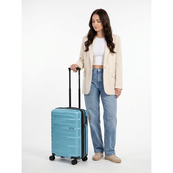 Bergpfeil Travel 4 kółka Walizka kabinowa S 55 cm z funkcją poszerzenia