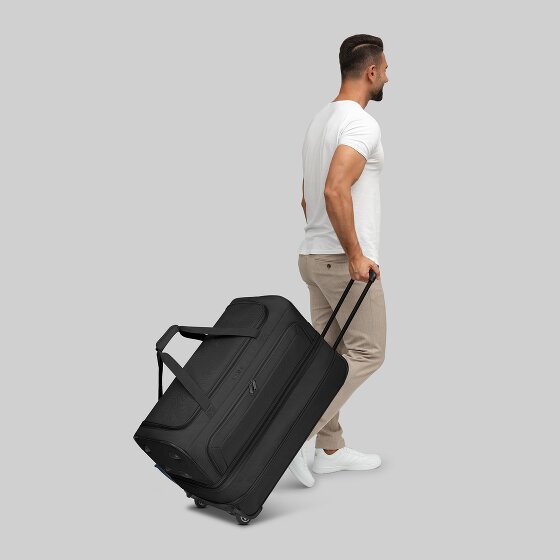 Redolz Zestaw 2-kołowych toreb podróżnych Duffle Essentials 2-częściowy L+L z elastycznym zagięciem