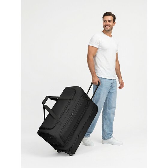 Redolz Zestaw 2-kołowych toreb podróżnych Duffle Essentials 2-częściowy L+L z elastycznym zagięciem