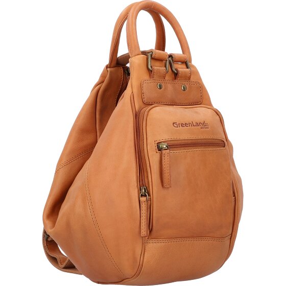 Greenland Nature GreenLand NATURE Plecak miejski Skórzany 34 cm