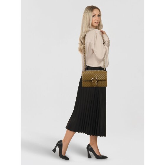 PINKO Love One Torba na ramię Skórzany 26.5 cm