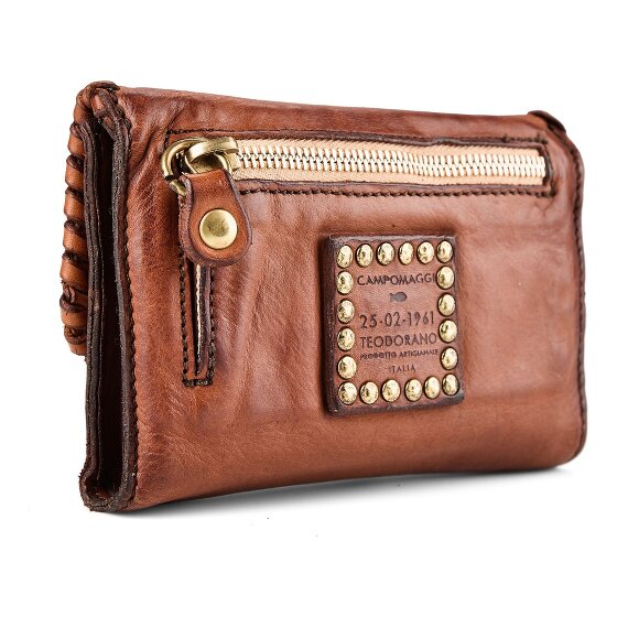 Campomaggi Mirta Portfel Ochrona RFID Skóra 15 cm