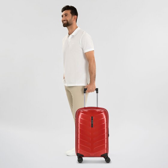 Samsonite Attrix 4 kółka Walizka kabinowy 55 cm z plisą rozprężną