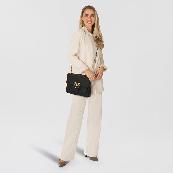 PINKO Love One Torba na ramię Skórzany 30 cm